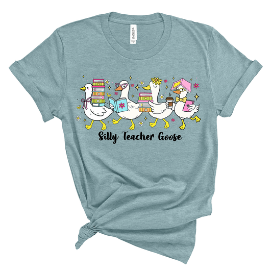 Silly Teacher Goose Tee - Ever Trendy Essentials