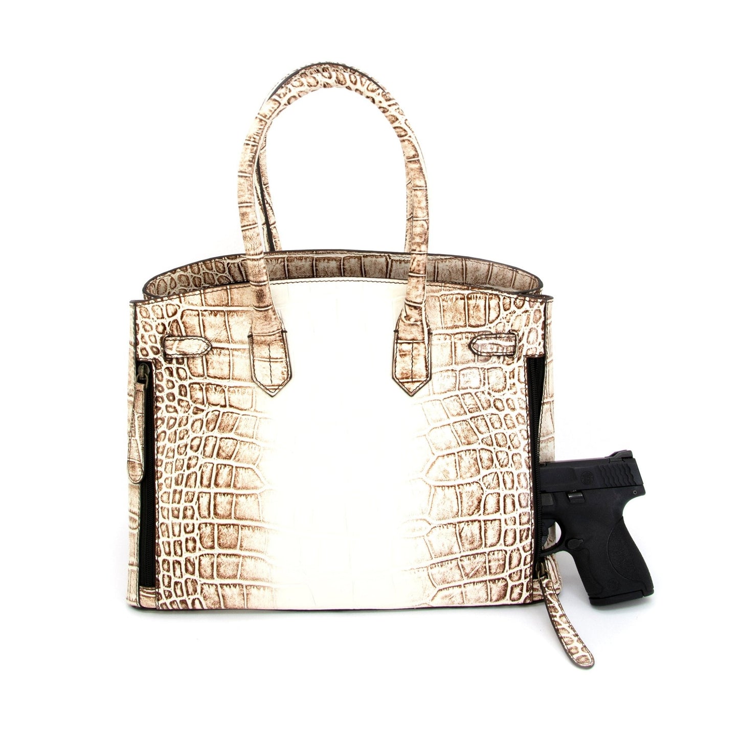 Smith & Wesson Croc Embossed Carry Handbag - Ever Trendy Essentials