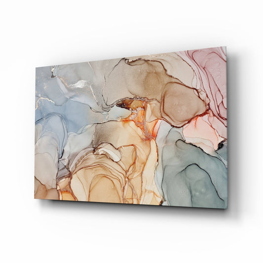 Soft Marble Pattern Glass Wall Art Daughter - Ever Trendy Essentials
