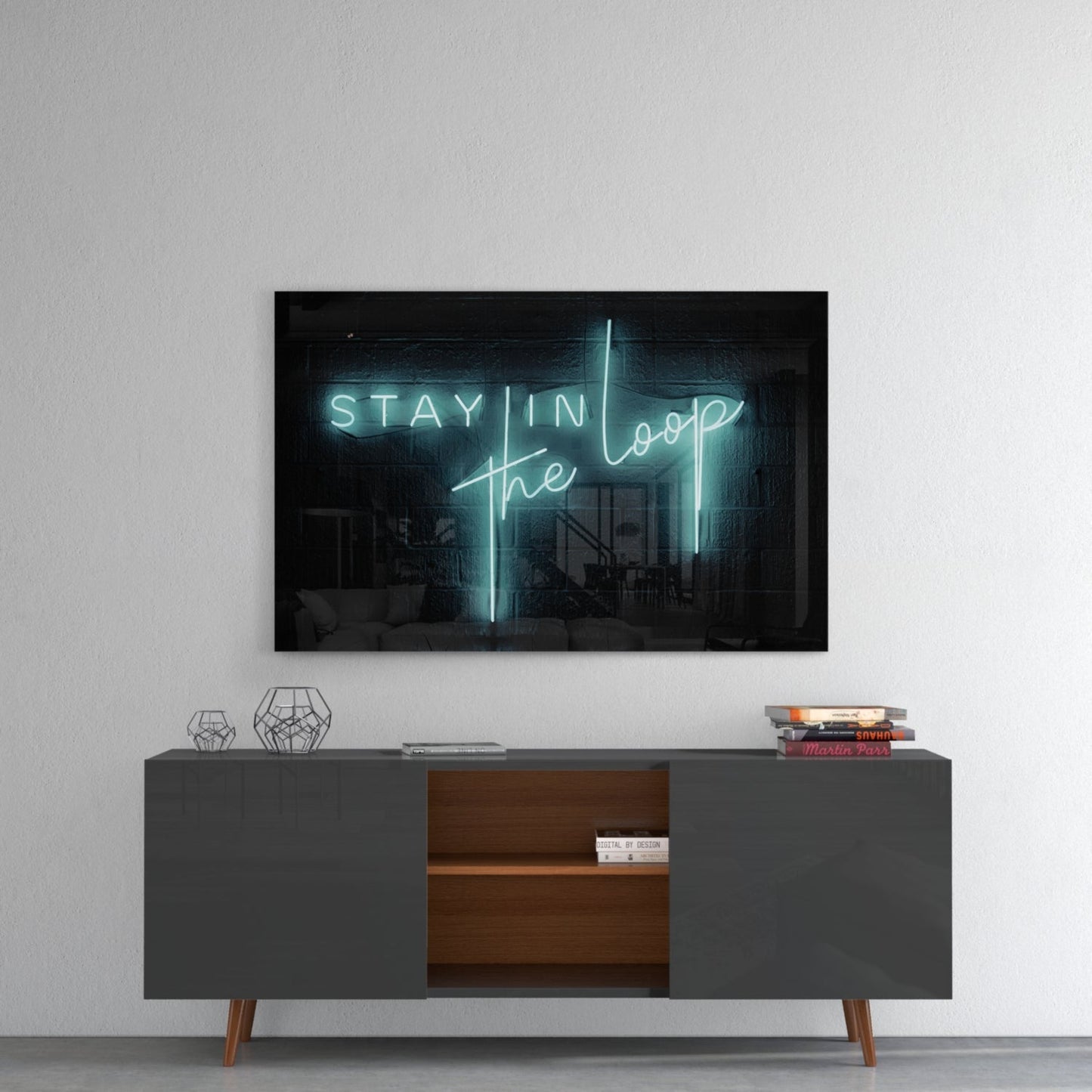 “Stay in the Loop” Glass Wall Art Daughter - Ever Trendy Essentials