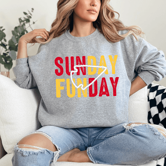 Sunday Funday Gray Tee or Sweatshirt - Ever Trendy Essentials