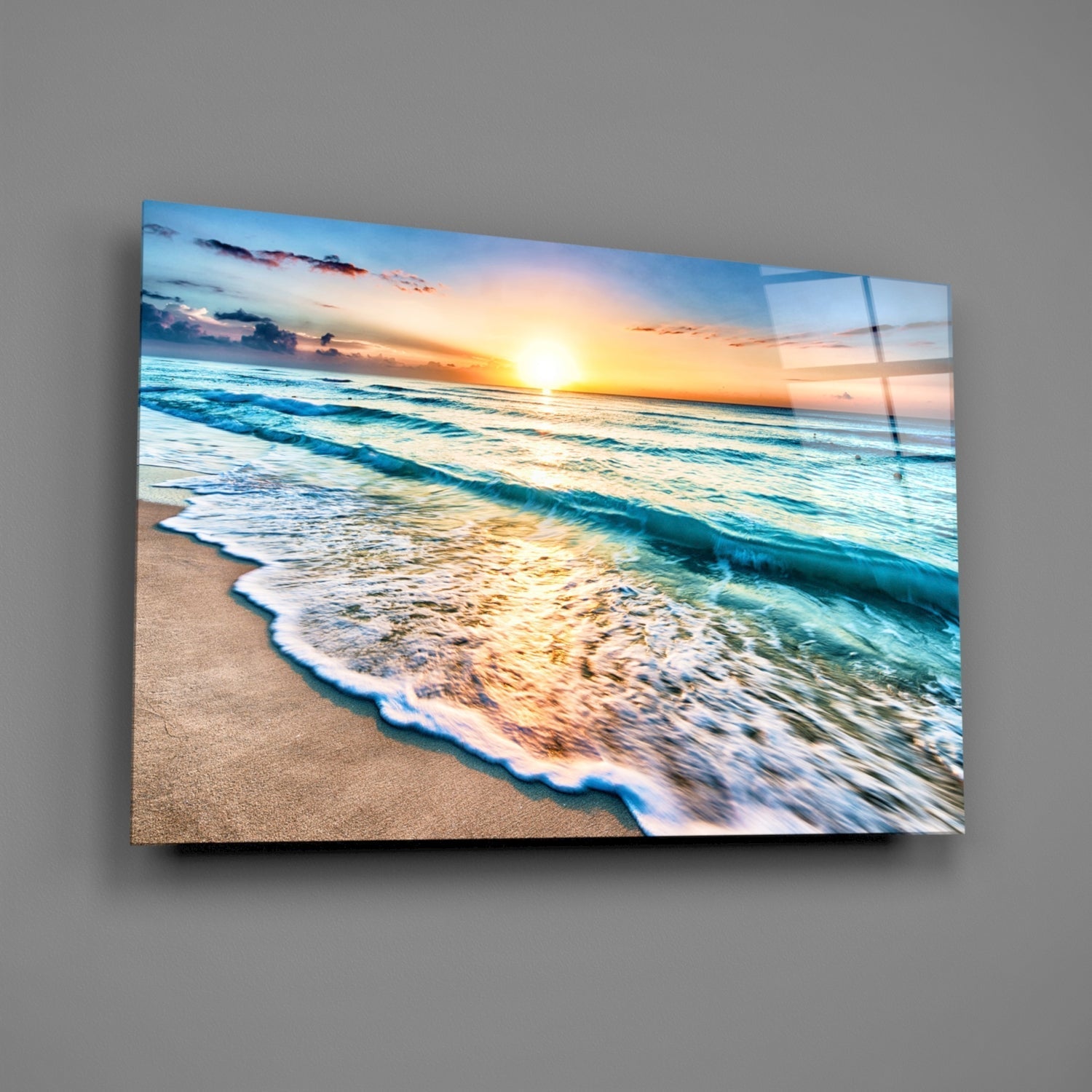 Sunset Glass Wall Art Daughter - Ever Trendy Essentials