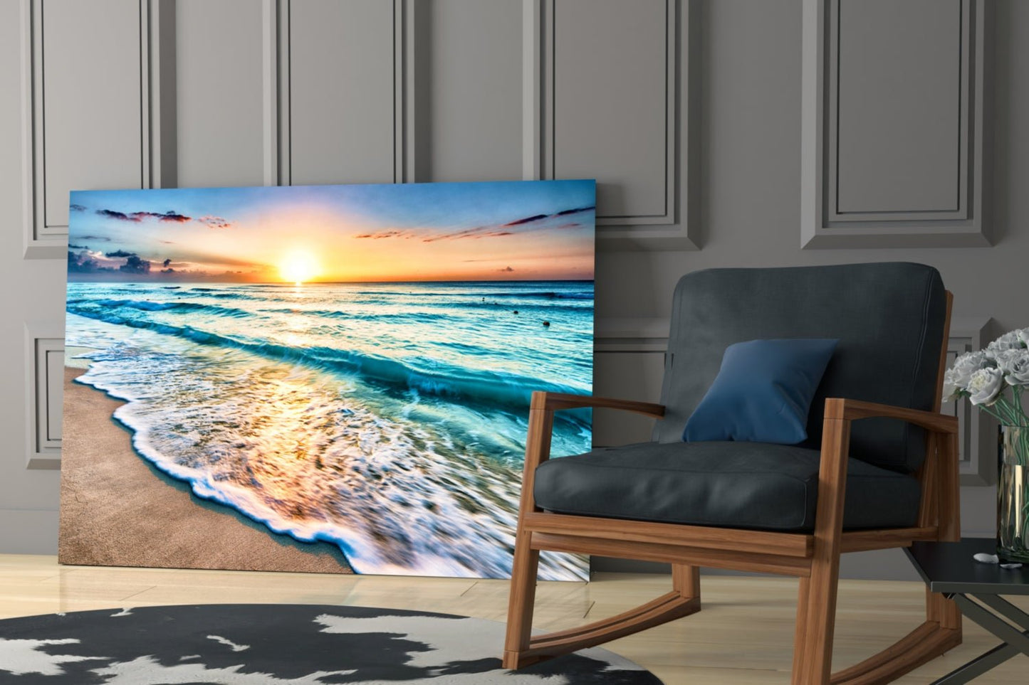 Sunset Glass Wall Art Daughter - Ever Trendy Essentials