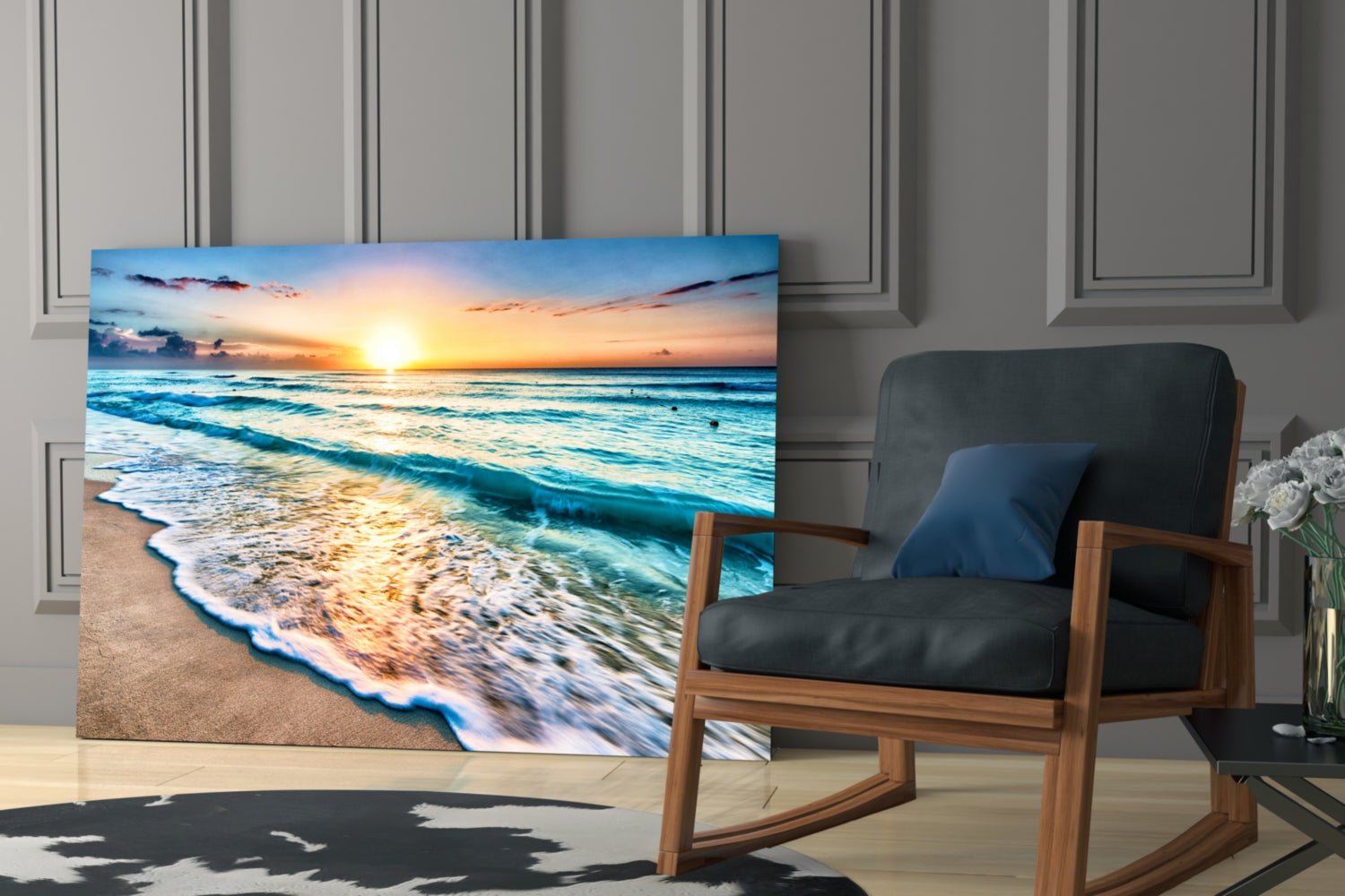 Sunset Glass Wall Art Daughter - Ever Trendy Essentials
