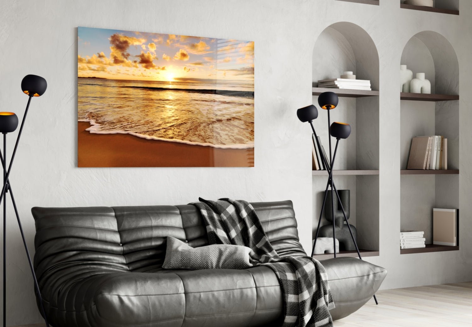 Sunset Glass Wall Art Daughter - Ever Trendy Essentials