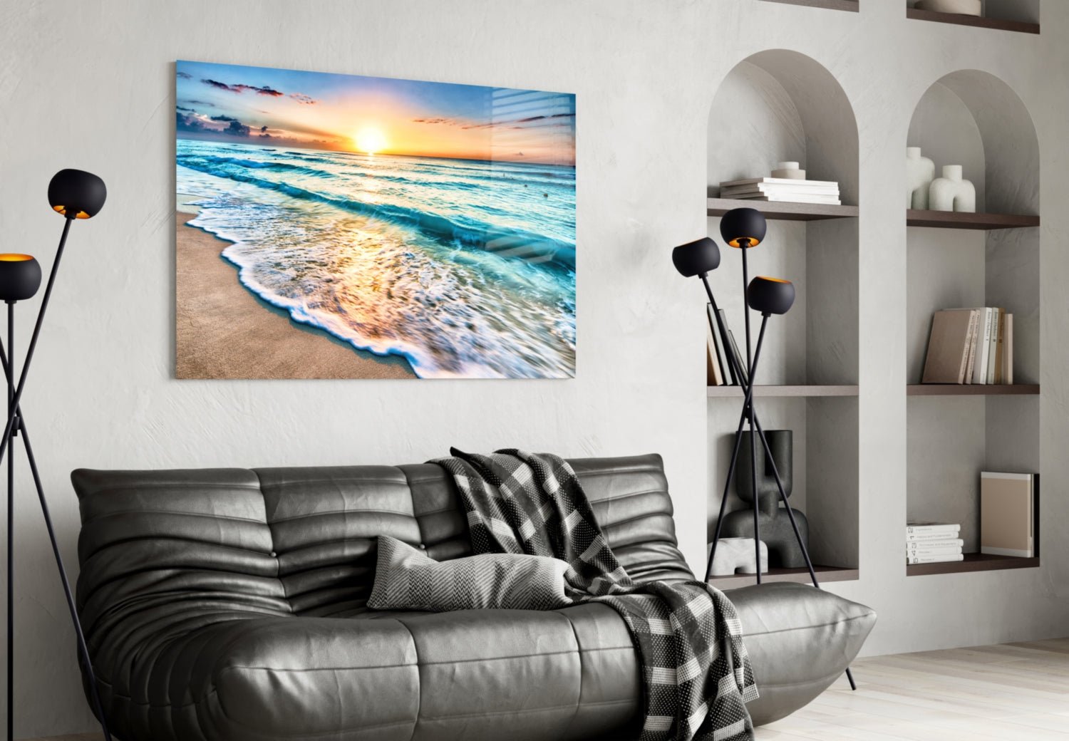 Sunset Glass Wall Art Daughter - Ever Trendy Essentials