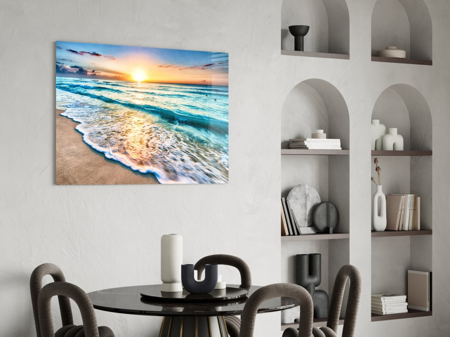 Sunset Glass Wall Art Daughter - Ever Trendy Essentials