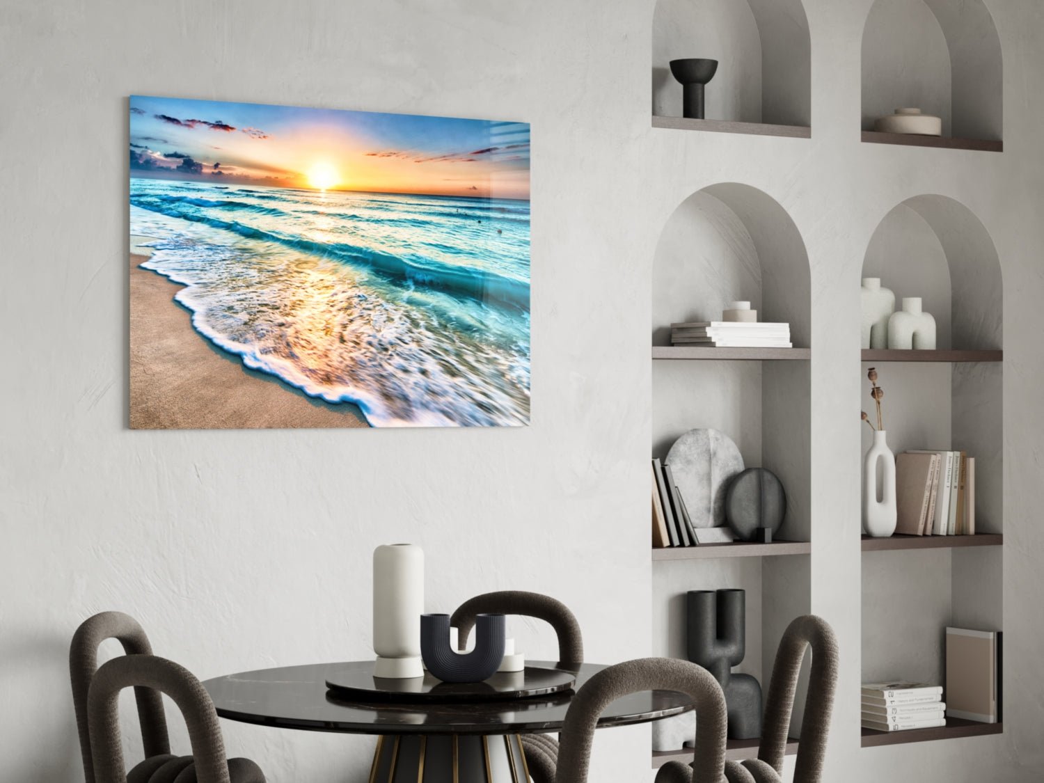 Sunset Glass Wall Art Daughter - Ever Trendy Essentials