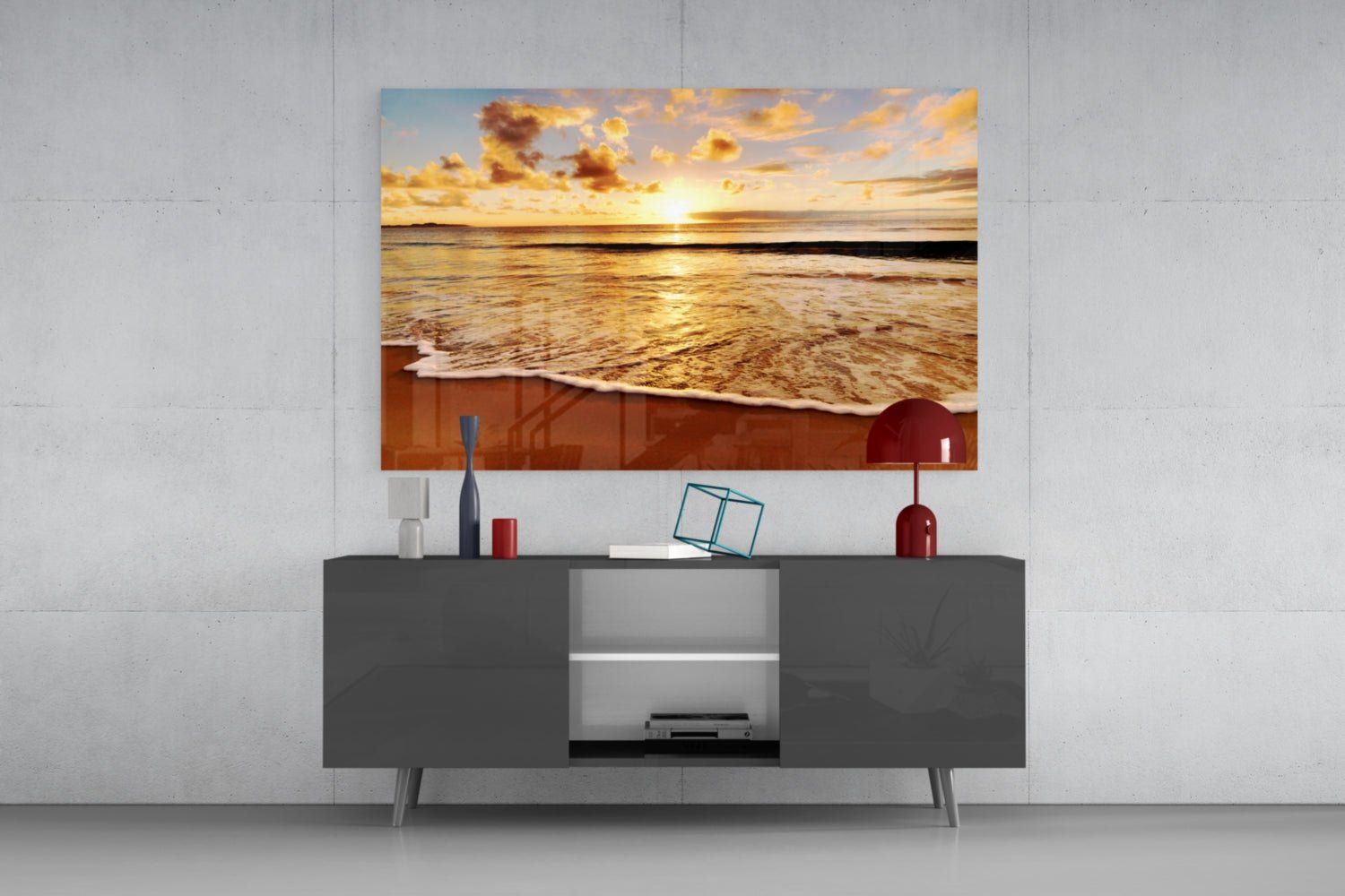Sunset Glass Wall Art Daughter - Ever Trendy Essentials