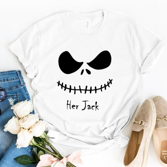 The Jack & The Sally Couples Halloween Tee - Ever Trendy Essentials