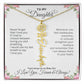 To My Daughter I Birthday Gift I Christmas Present I Birth Necklace I Name Necklace - Ever Trendy Essentials