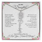 To My Daughter I Birthday Gift I Christmas Present I Birth Necklace I Name Necklace - Ever Trendy Essentials