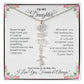 To My Daughter I Birthday Gift I Christmas Present I Birth Necklace I Name Necklace - Ever Trendy Essentials