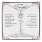 To My Daughter I Birthday Gift I Christmas Present I Birth Necklace I Name Necklace - Ever Trendy Essentials