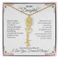 To My Daughter I Birthday Gift I Christmas Present I Birth Necklace I Name Necklace - Ever Trendy Essentials