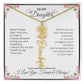 To My Daughter I Birthday Gift I Christmas Present I Birth Necklace I Name Necklace - Ever Trendy Essentials