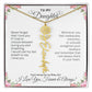 To My Daughter I Birthday Gift I Christmas Present I Birth Necklace I Name Necklace - Ever Trendy Essentials