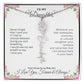 To My Daughter I Birthday Gift I Christmas Present I Birth Necklace I Name Necklace - Ever Trendy Essentials