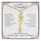 To My Daughter I Birthday Gift I Christmas Present I Birth Necklace I Name Necklace - Ever Trendy Essentials