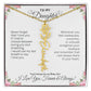 To My Daughter I Birthday Gift I Christmas Present I Birth Necklace I Name Necklace - Ever Trendy Essentials