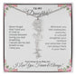 To My Daughter I Birthday Gift I Christmas Present I Birth Necklace I Name Necklace - Ever Trendy Essentials