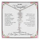 To My Daughter I Birthday Gift I Christmas Present I Birth Necklace I Name Necklace - Ever Trendy Essentials
