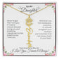 To My Daughter I Birthday Gift I Christmas Present I Birth Necklace I Name Necklace - Ever Trendy Essentials