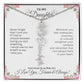 To My Daughter I Birthday Gift I Christmas Present I Birth Necklace I Name Necklace - Ever Trendy Essentials