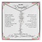 To My Daughter I Birthday Gift I Christmas Present I Birth Necklace I Name Necklace - Ever Trendy Essentials