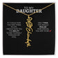 To My Daughter | I Love You - Birth Necklace - Ever Trendy Essentials