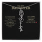 To My Daughter | I Love You - Birth Necklace - Ever Trendy Essentials