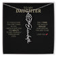 To My Daughter | I Love You - Birth Necklace - Ever Trendy Essentials