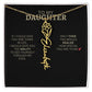 To My Daughter | I Love You - Birth Necklace - Ever Trendy Essentials