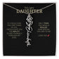 To My Daughter | I Love You - Birth Necklace - Ever Trendy Essentials