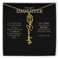 To My Daughter | I Love You - Birth Necklace - Ever Trendy Essentials