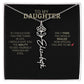 To My Daughter | I Love You - Birth Necklace - Ever Trendy Essentials