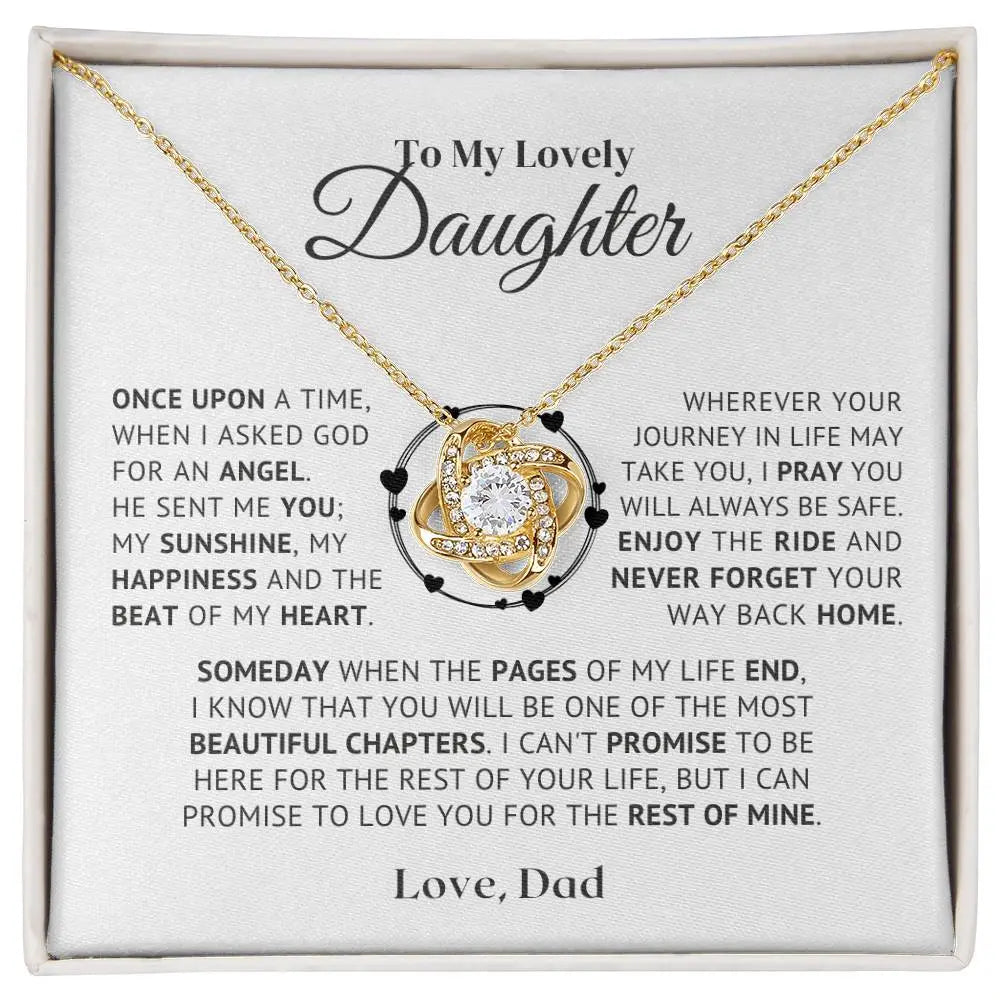 to my daughter necklace from dad - Ever Trendy Essentials