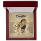 To My Daughter Necklace from Dad - Never forget that I love You, Lion Necklace - Ever Trendy Essentials
