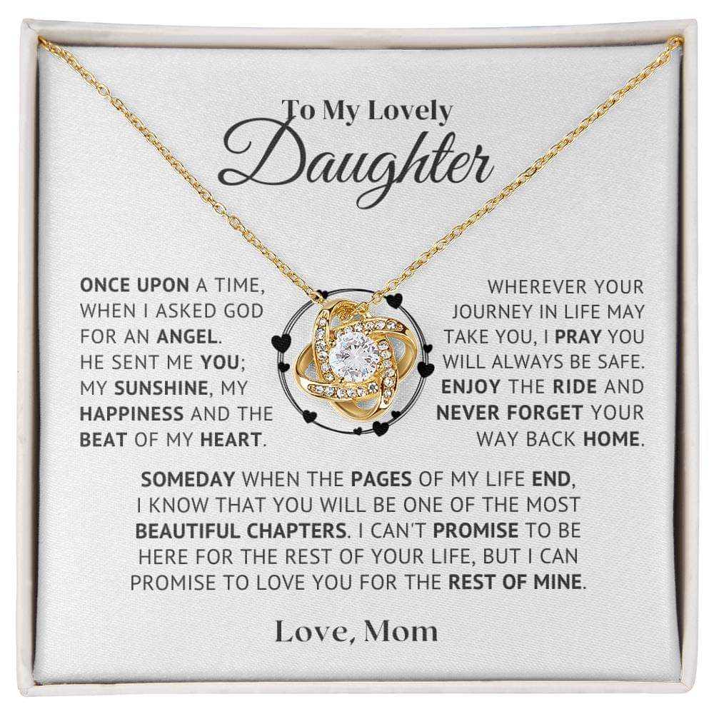 to my daughter necklace from mom - Ever Trendy Essentials