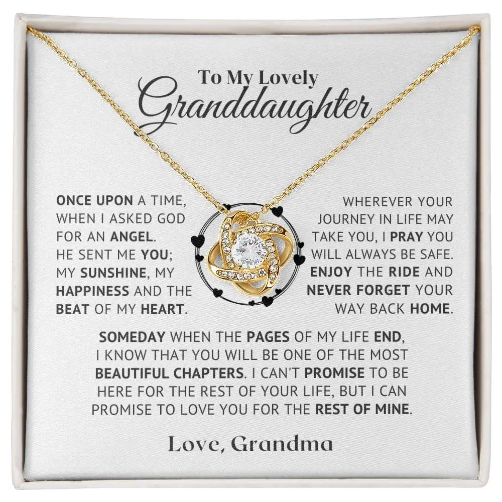 to my lovely granddaughter necklace from grandmom - Ever Trendy Essentials