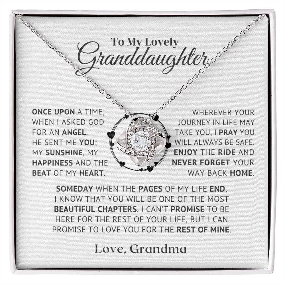 to my lovely granddaughter necklace from grandmom - Ever Trendy Essentials