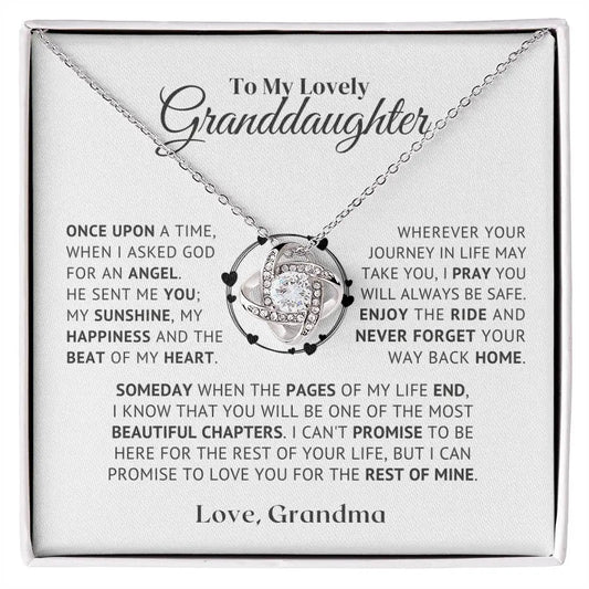 to my lovely granddaughter necklace from grandmom - Ever Trendy Essentials