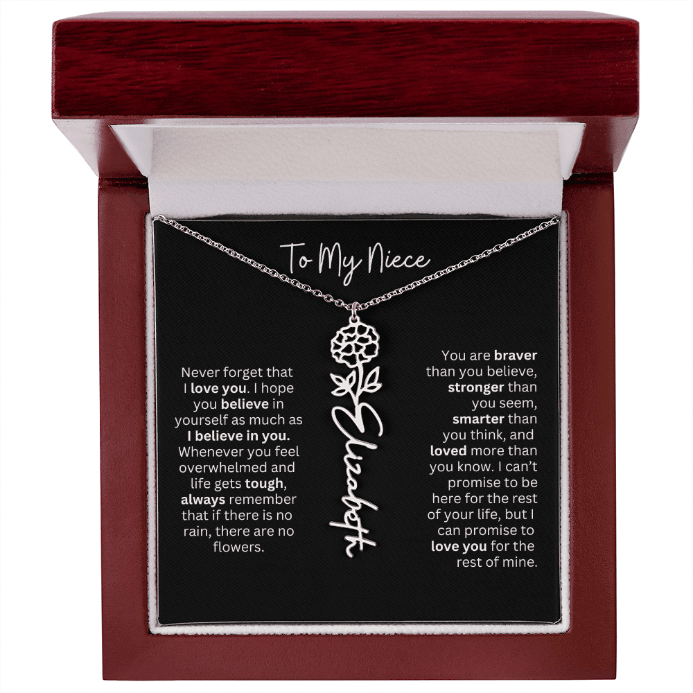 To My Niece Necklace - Personalized Name Jewelry - Ever Trendy Essentials