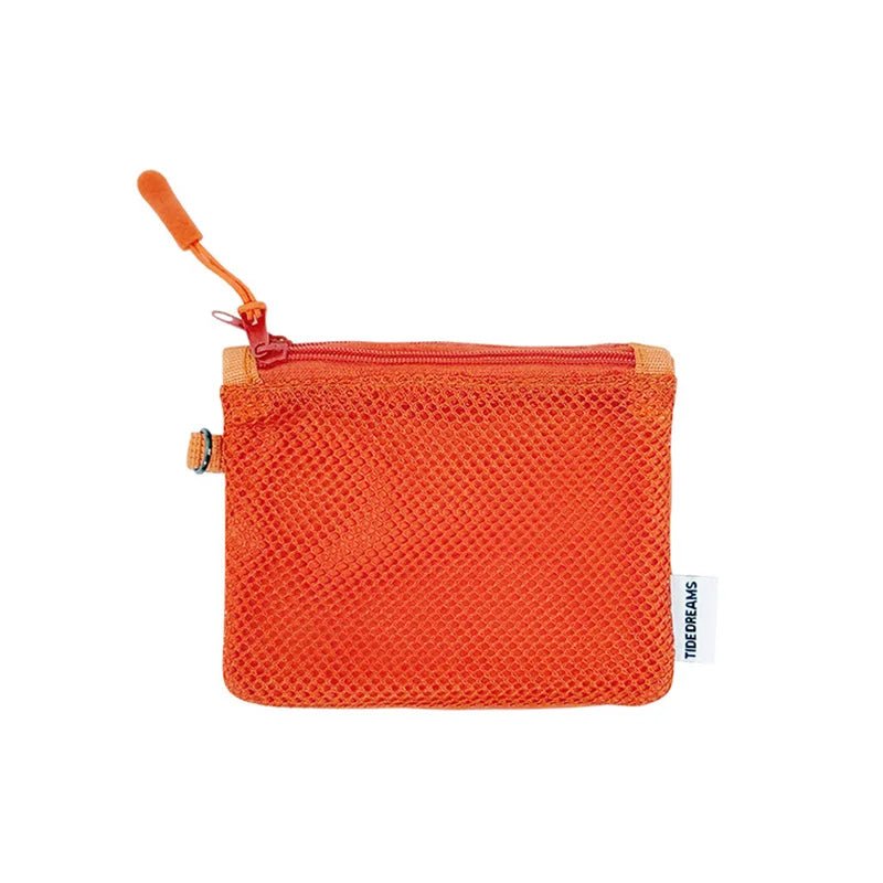 Travel Makeup Storage Bags | New Mesh Coin Purse & Simple Portable Mini Bag (Multi - purpose Square Bag Double - layer Zipper Card Holder) - Ever Trendy Essentials