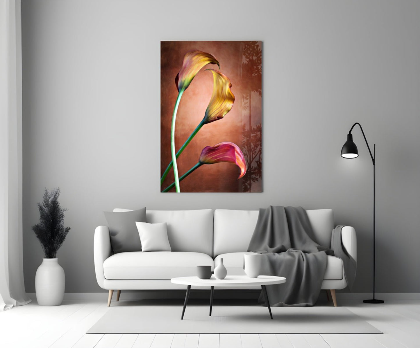 Tulips Glass Wall Art Daughter - Ever Trendy Essentials