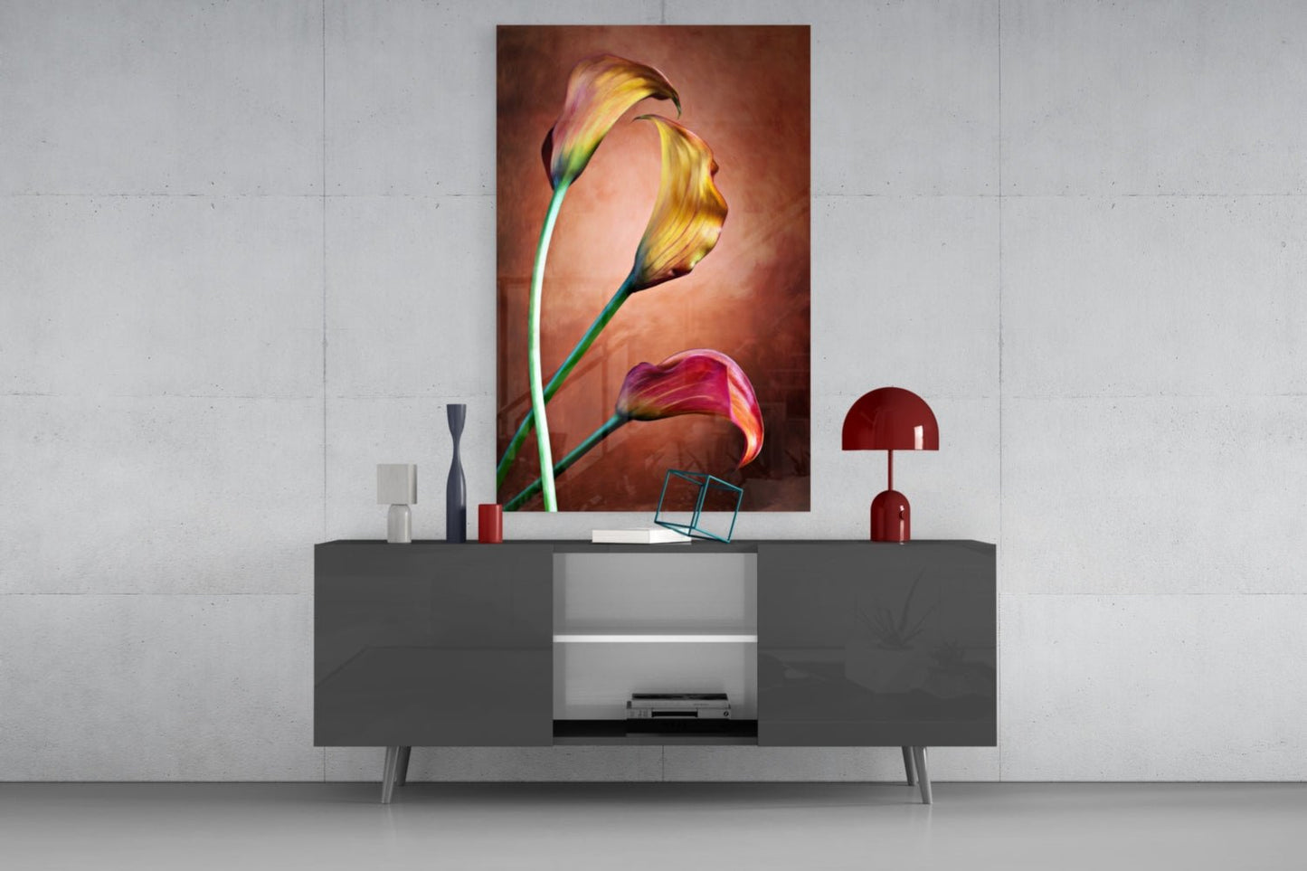 Tulips Glass Wall Art Daughter - Ever Trendy Essentials