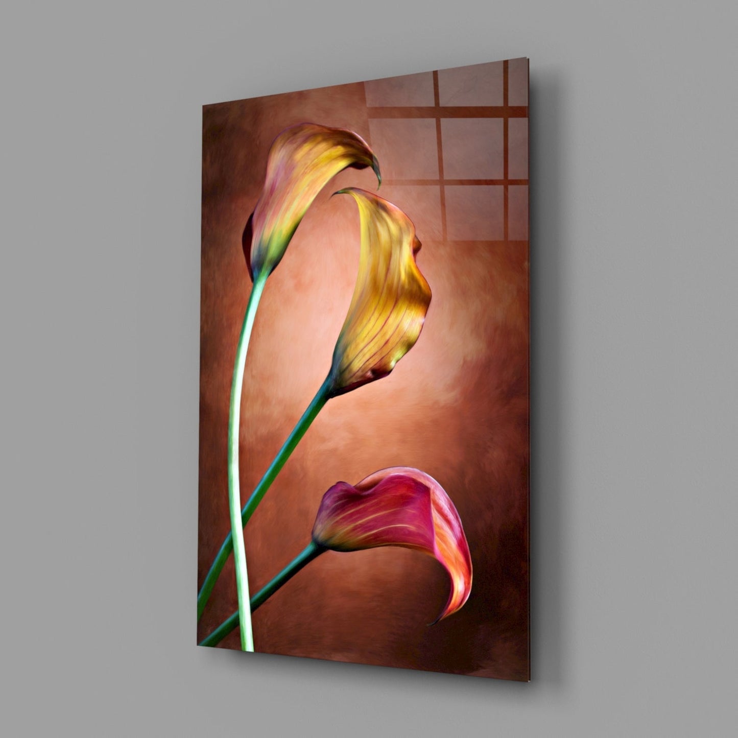 Tulips Glass Wall Art Daughter - Ever Trendy Essentials