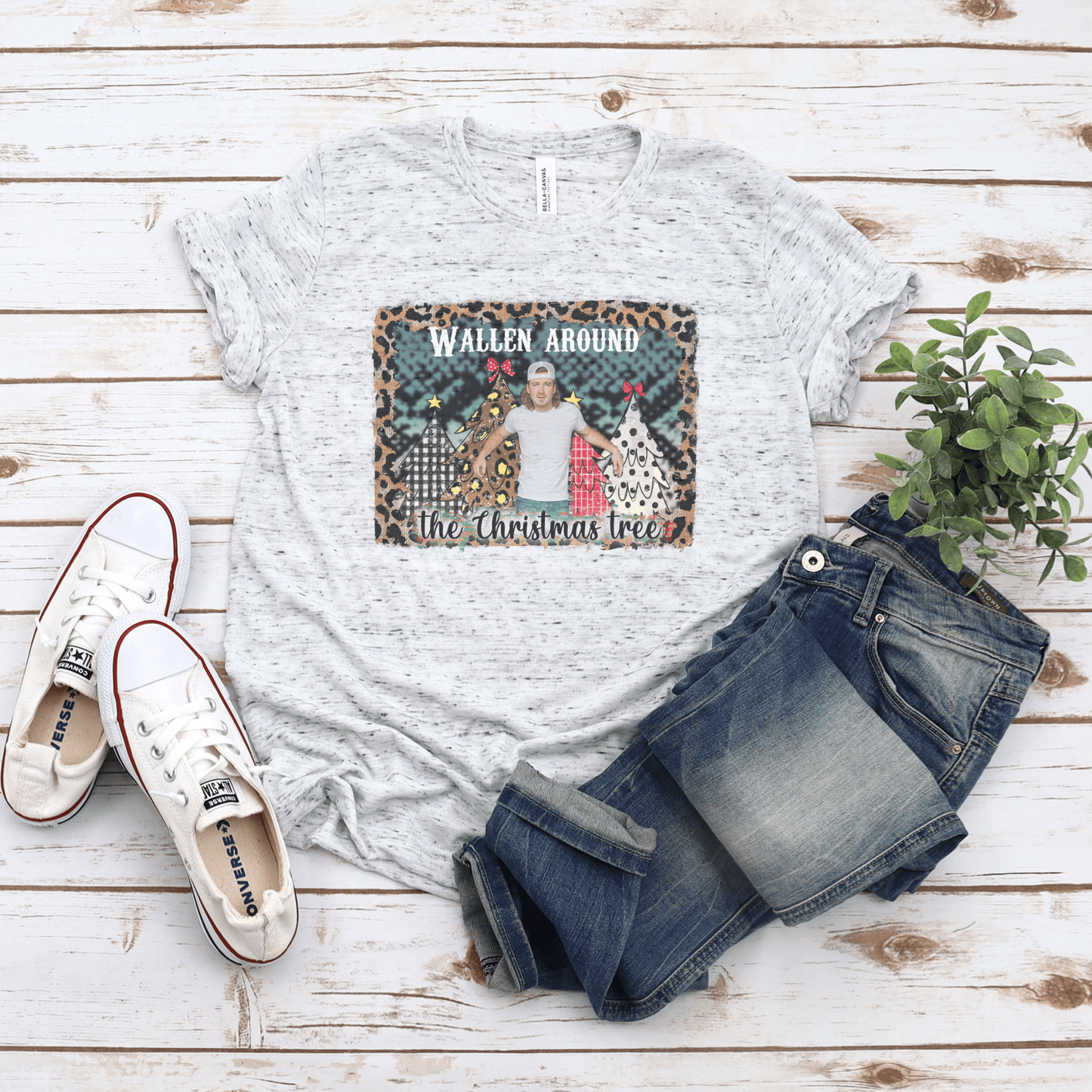 Wallen Around the Christmas Tree Tee - Ever Trendy Essentials