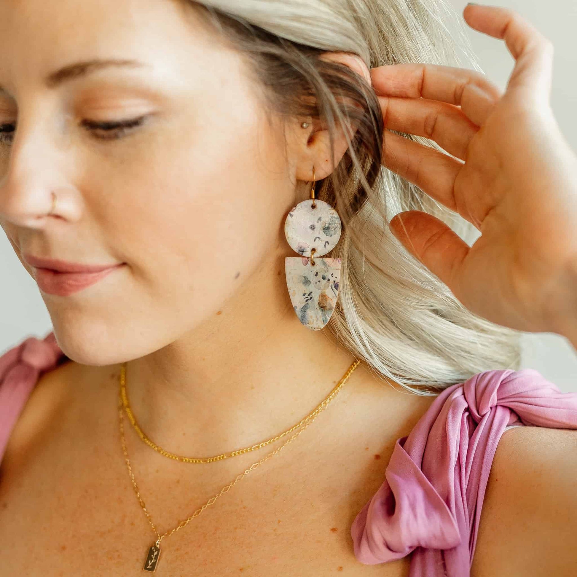Watercolor Drew Earrings - Ever Trendy Essentials