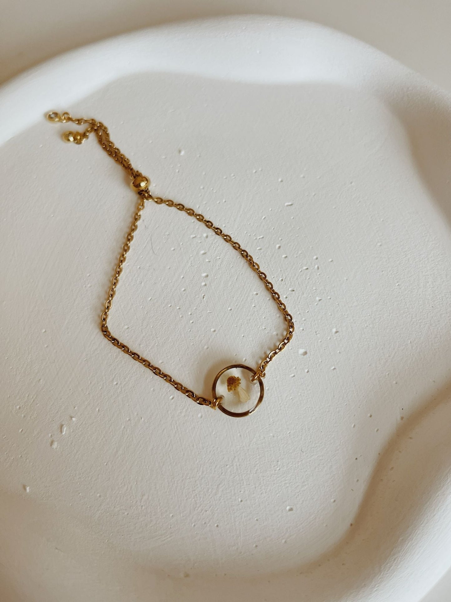 Wildflower Gold Bracelet Small Pendant - Ever Trendy Essentials